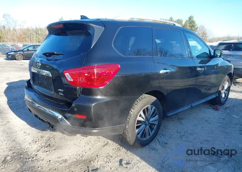 2019 Nissan Pathfinder Sl из США, поврежденный, VIN 5N1DR2MM4KC606902